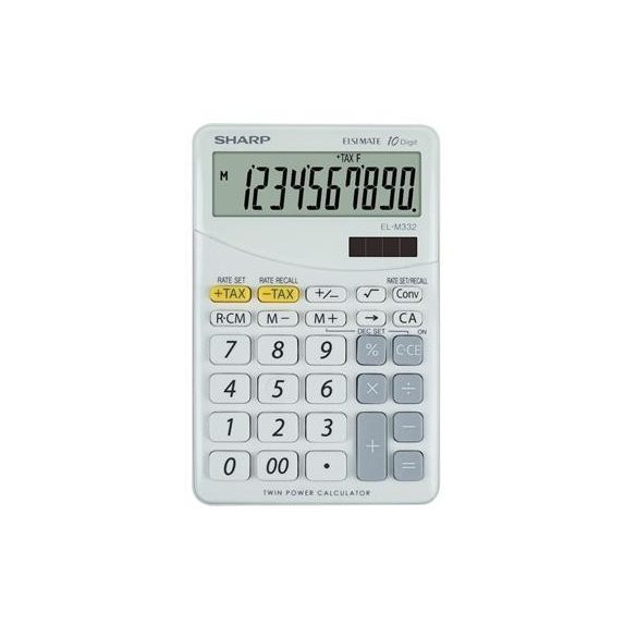 Sharp EL-M332BWH fehér asztali számológép