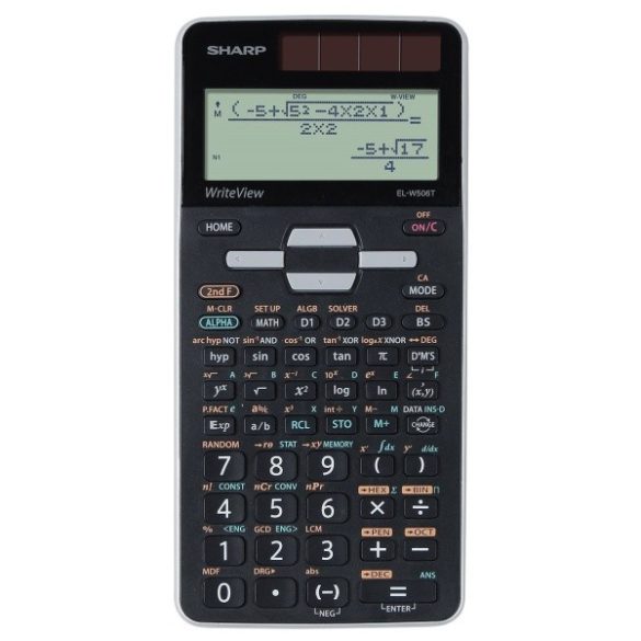 Sharp EL-W506T-GY tudományos számológép - Legújabb Sharp csúcsmodell!